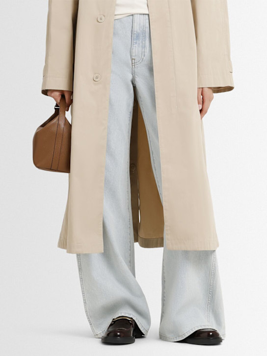 Tod's: 20mm Brushed leather loafers - women_1 | Luisa Via Roma