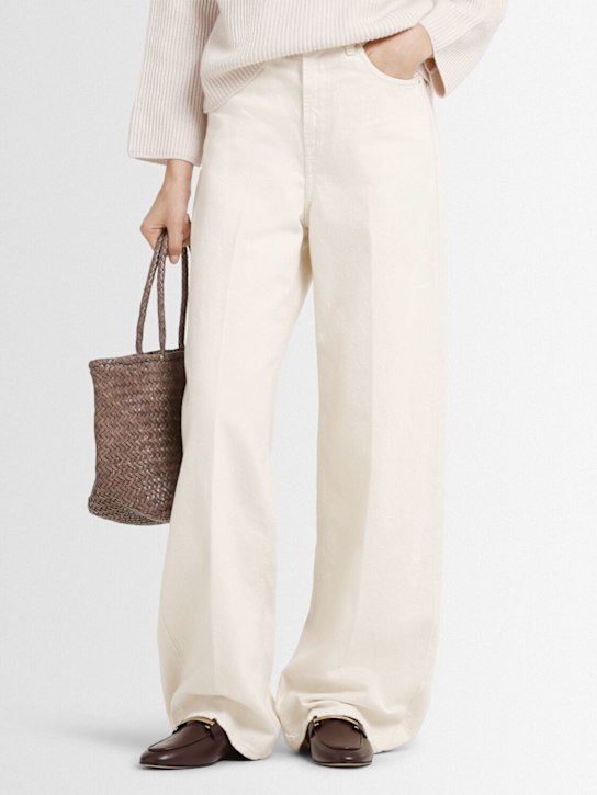 Tod's: 10mm Leather loafers - Burgundy - women_1 | Luisa Via Roma