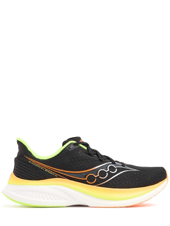Saucony: Endorphin Speed 5 sneakers - Black/Multi - men_0 | Luisa Via Roma