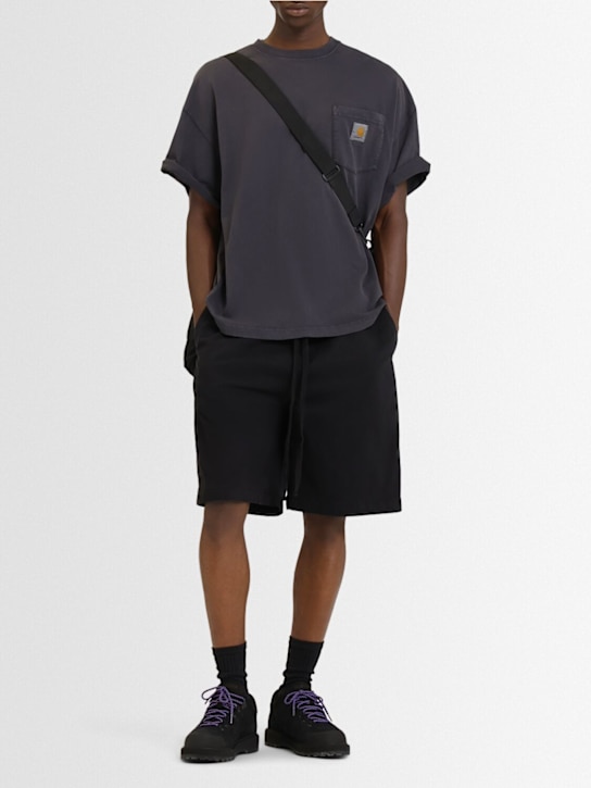 Carhartt WIP: Hudson pocket t-shirt - Black - men_1 | Luisa Via Roma