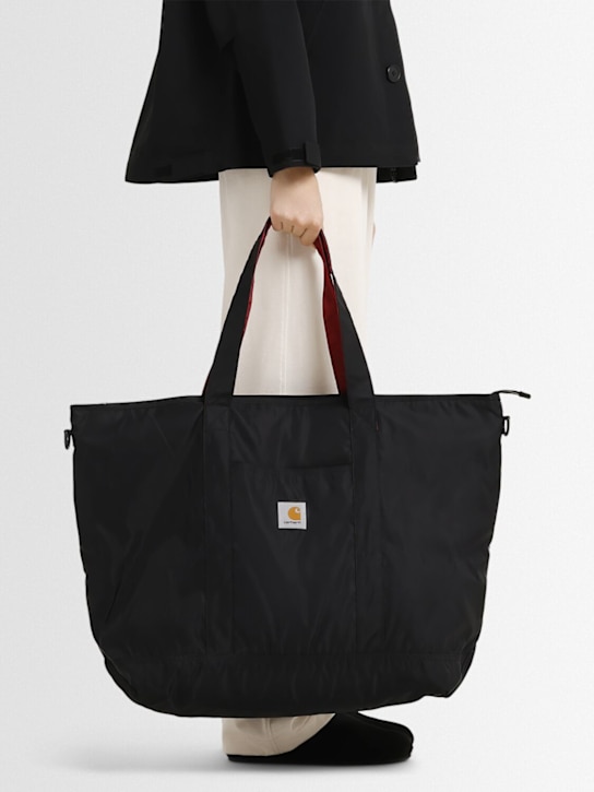 Carhartt WIP: Alumni nylon tote bag - Black - women_1 | Luisa Via Roma