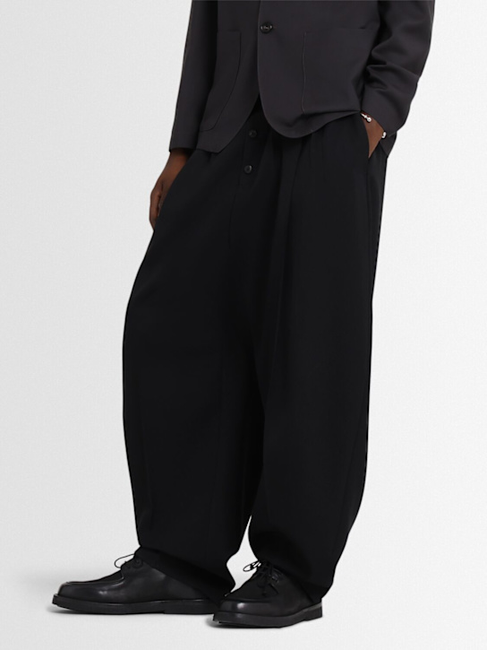 Marsell: Moccar nubuck leather shoes - Black - men_1 | Luisa Via Roma