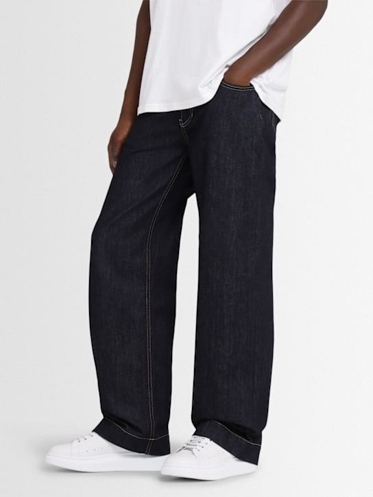 McQueen: Oversized leather sneakers - White - men_1 | Luisa Via Roma