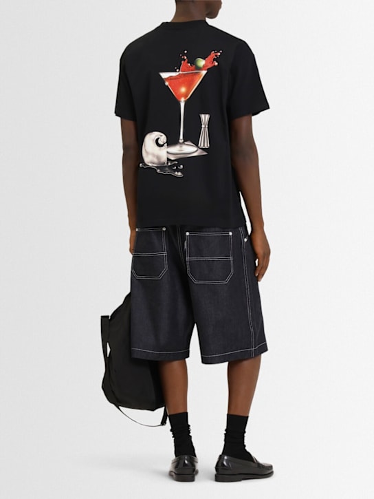 Carhartt WIP: Jake Garcia t-shirt - Black - men_1 | Luisa Via Roma