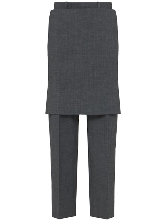 BETTTER: Tailoring hybrid skirt pants - Grey - women_0 | Luisa Via Roma