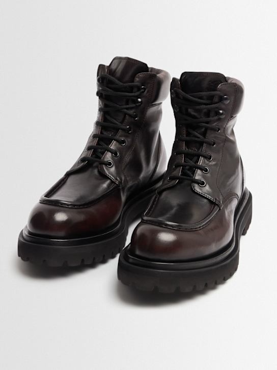 Officine Creative: Eventual leather boots - Supernero - men_1 | Luisa Via Roma