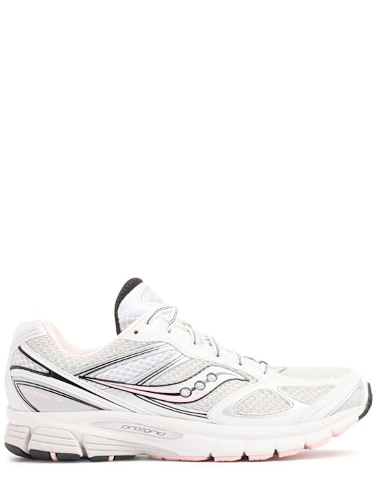 Saucony: Progrid Guide 7 sneakers - White/Pink - women_0 | Luisa Via Roma