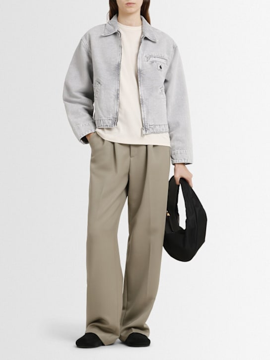 Carhartt WIP: Emery organic cotton casual jacket - Grey - women_1 | Luisa Via Roma