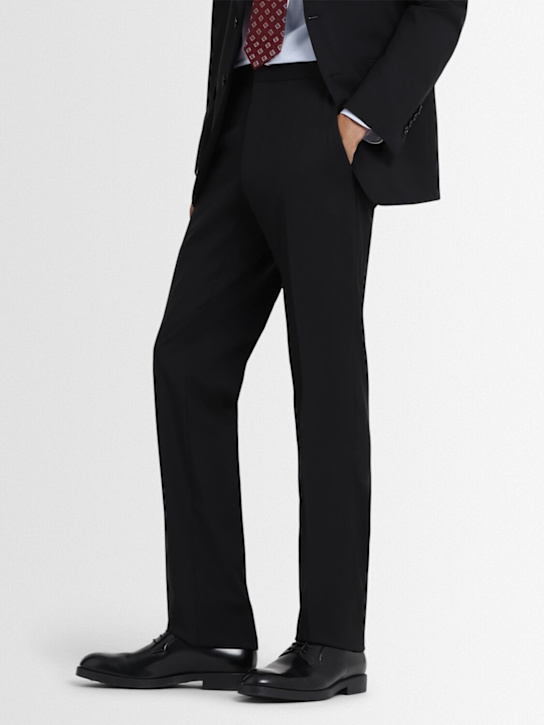 Tod's: Lace-up leather derby shoes - Black - men_1 | Luisa Via Roma