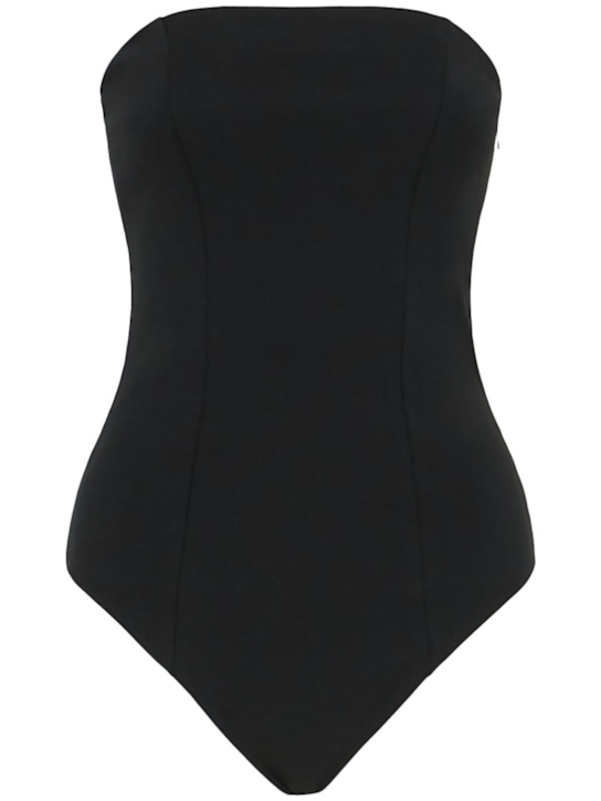 Entire Studios: Pipette strapless bodysuit - Black - women_0 | Luisa Via Roma