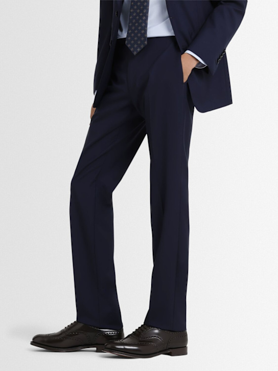 Church's: Burwood lace-up derby shoes - Light Ebony - men_1 | Luisa Via Roma