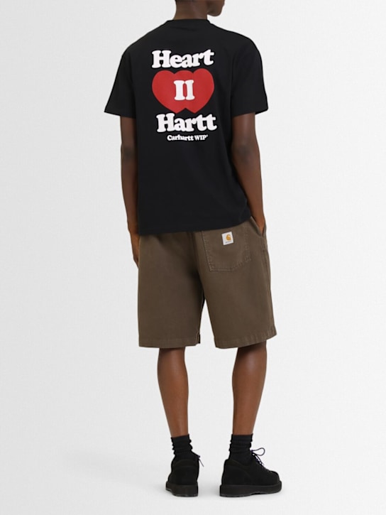 Carhartt WIP: T-Shirt „Heart II Hartt“ - Schwarz - men_1 | Luisa Via Roma