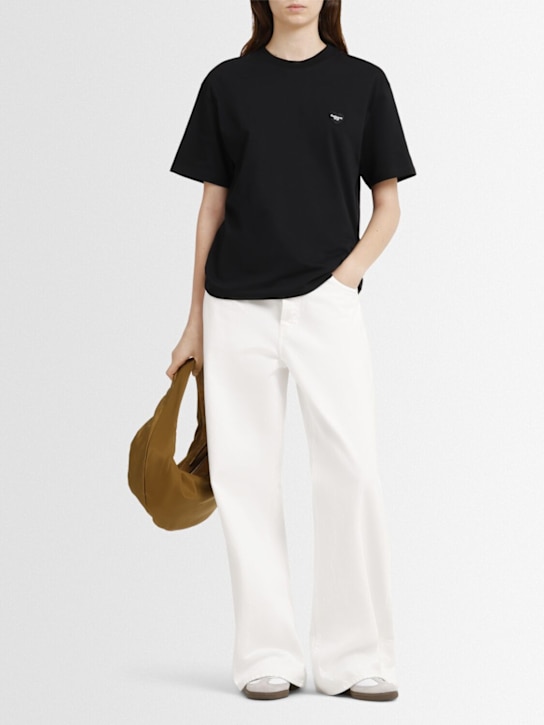Carhartt WIP: Heart II Hartt organic cotton t-shirt - Black - women_1 | Luisa Via Roma