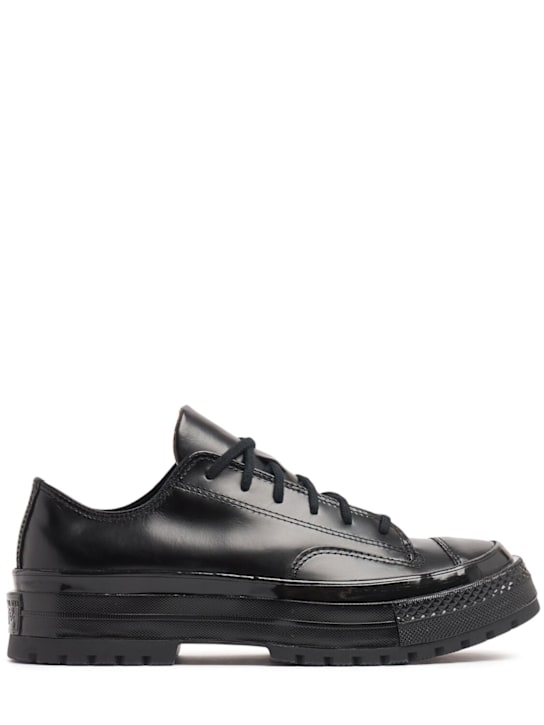 Converse: 30mm Chuck 70 National leather sneakers - Black - men_0 | Luisa Via Roma