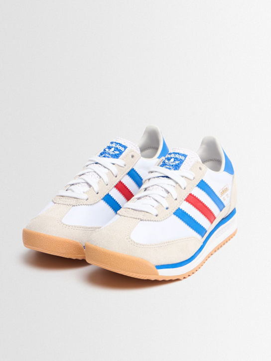 adidas Originals: SL 72 lace-up sneakers - kids-boys_1 | Luisa Via Roma