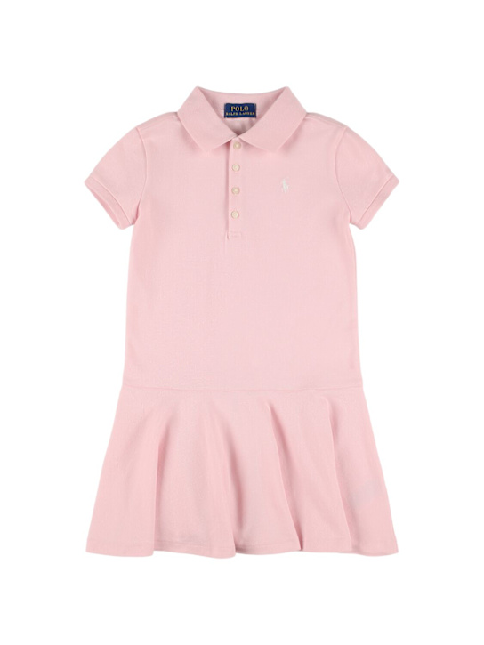 Polo Ralph Lauren: コットンブレンドピケポロワンピース - kids-girls_0 | Luisa Via Roma