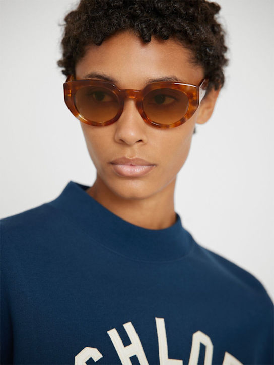 Chloé: Round acetate sunglasses - women_1 | Luisa Via Roma