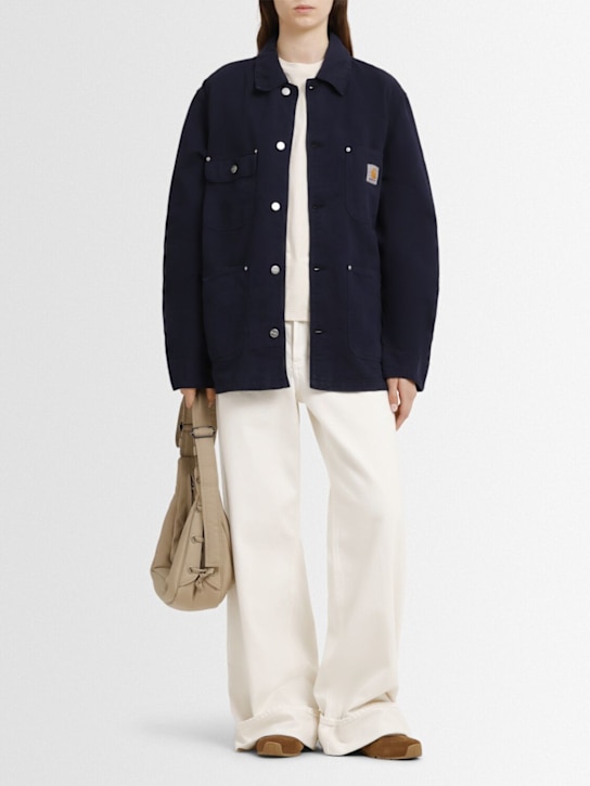 Carhartt WIP: Walter Chore casual jacket - Navy - women_1 | Luisa Via Roma