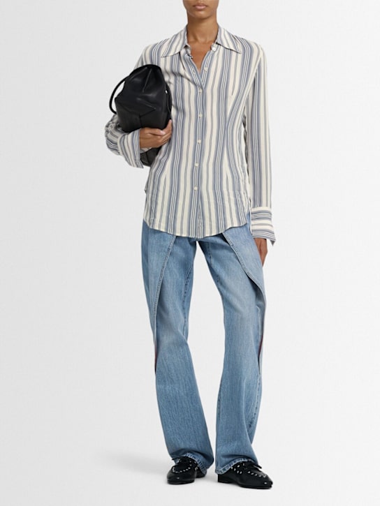 BETTTER: Upcycled straight wrap jeans - Blue - women_1 | Luisa Via Roma