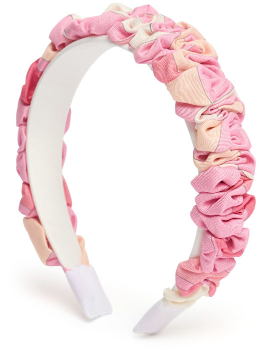 Pucci: Cerchietto in viscosa stampata - Rosa - kids-girls_0 | Luisa Via Roma