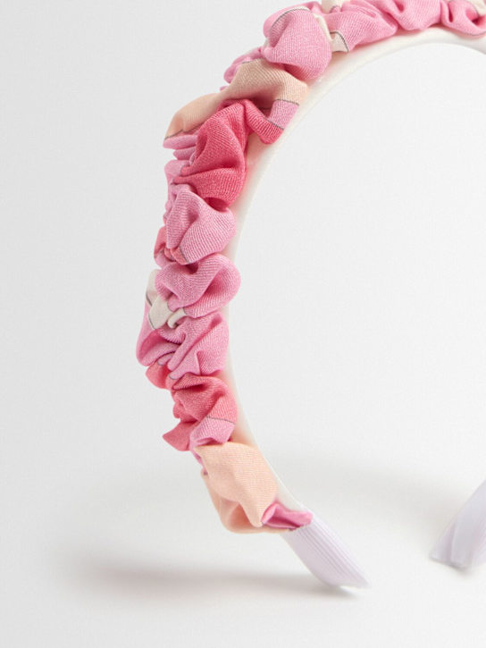 Pucci: Cerchietto in viscosa stampata - Rosa - kids-girls_1 | Luisa Via Roma