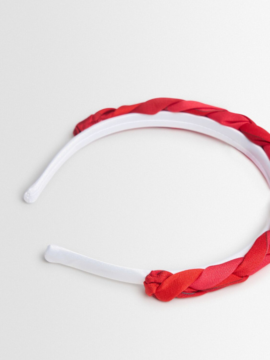 Pucci: Cerchietto in viscosa stampata - Rosso - kids-girls_1 | Luisa Via Roma