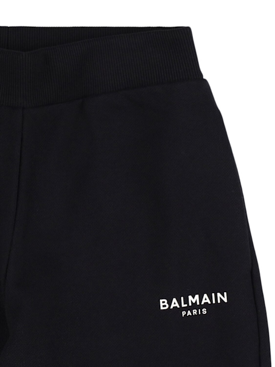 Balmain: Cotton sweatpants - kids-boys_1 | Luisa Via Roma