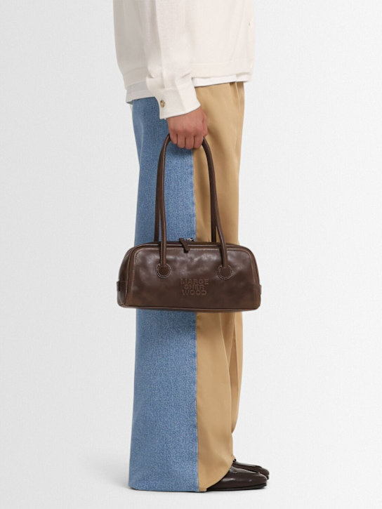 MARGESHERWOOD: Soft Boston EW leather shoulder bag - women_1 | Luisa Via Roma