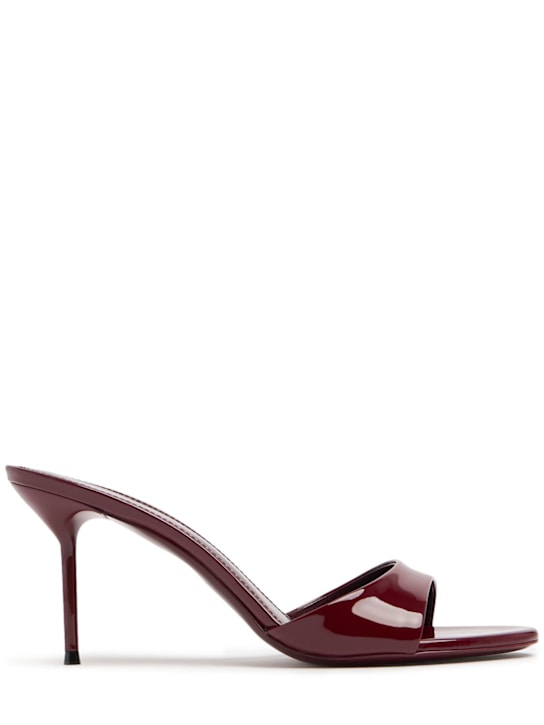 Paris Texas: 70mm Lidia patent leather mules - women_0 | Luisa Via Roma