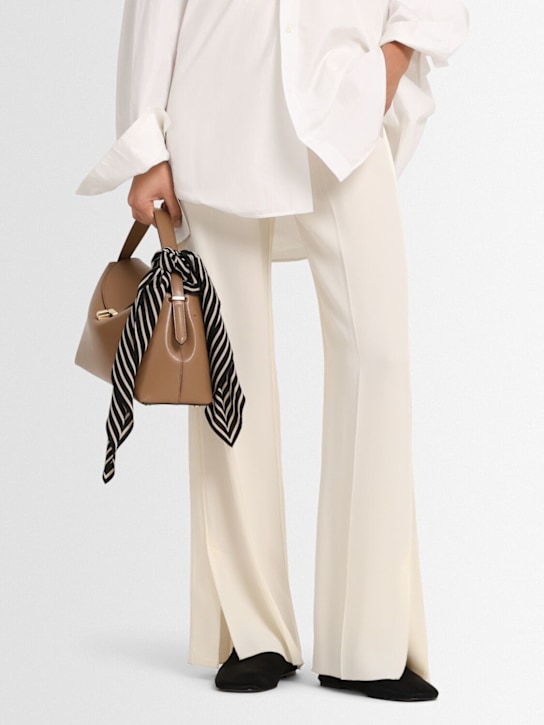 Jude: Floor pony skin flat mules - Black - women_1 | Luisa Via Roma