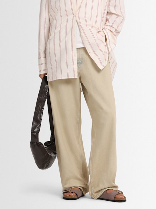 BIRKENSTOCK: Arizona Big Buckle nubuck sandals - Light Purple - women_1 | Luisa Via Roma