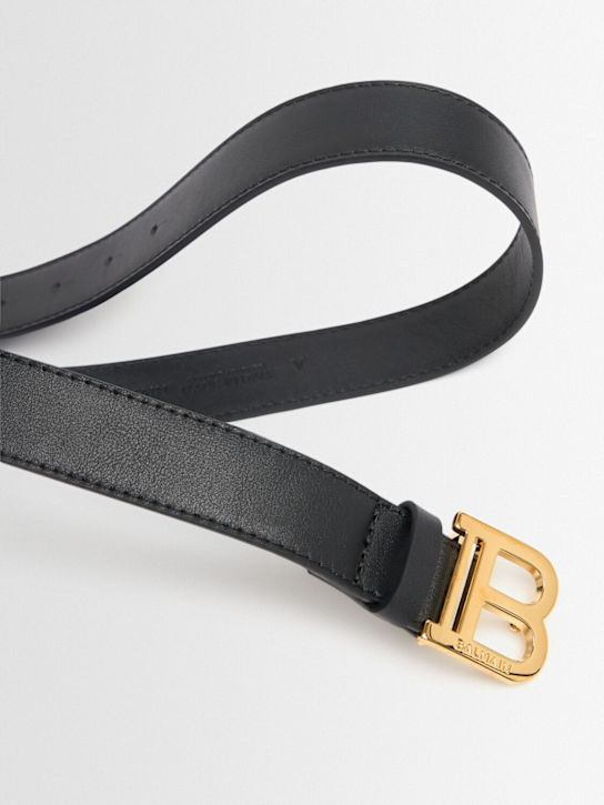 Balmain: Leather belt - kids-boys_1 | Luisa Via Roma