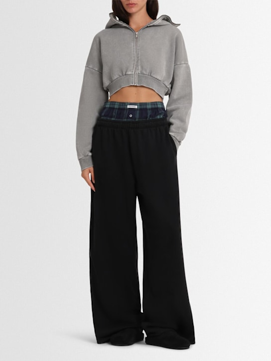 Entire Studios: Cropped full-zip hoodie - women_1 | Luisa Via Roma