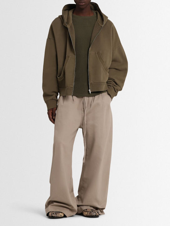 Entire Studios: Ethernal full-zip cotton hoodie - men_1 | Luisa Via Roma