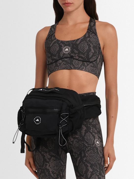 adidas By Stella McCartney: Multi Sport belt bag - Black - women_1 | Luisa Via Roma