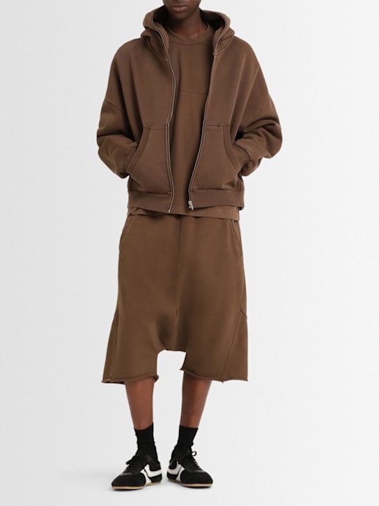 Entire Studios: Ethernal full-zip cotton hoodie - men_1 | Luisa Via Roma