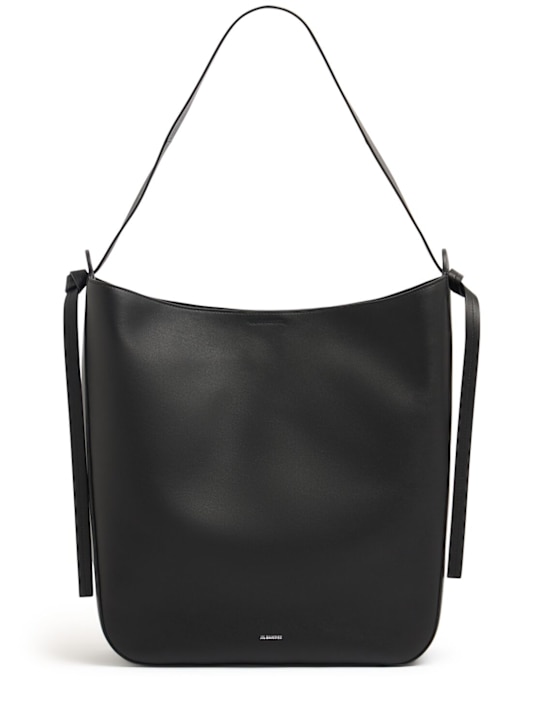 Jil Sander: Knot leather tote bag - women_0 | Luisa Via Roma