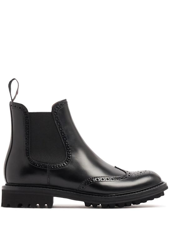 Church's: Portia leather ankle boots - women_0 | Luisa Via Roma