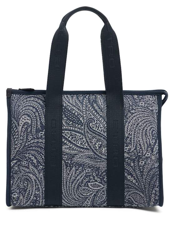 Etro: Printed cotton blend changing bag - kids-boys_0 | Luisa Via Roma