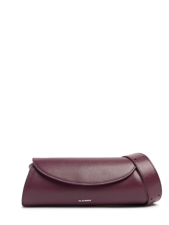 Jil Sander: Mini Cannolo leather shoulder bag - women_0 | Luisa Via Roma