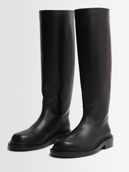 Jil Sander: 15mm Leather high boots - women_1 | Luisa Via Roma