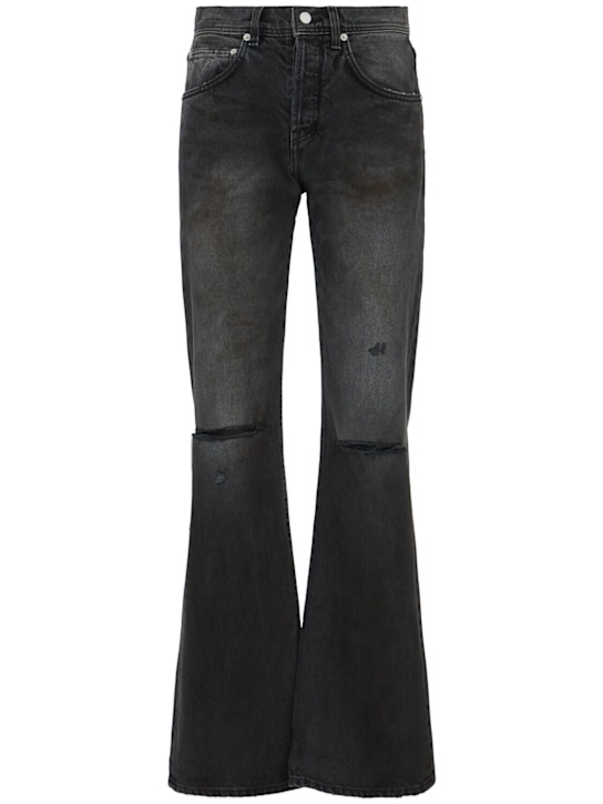 Enfants Riches Déprimés: Wider flared leg jeans - Grey - women_0 | Luisa Via Roma