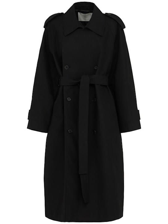 Dunst: Oversize cotton blend trench coat - women_0 | Luisa Via Roma