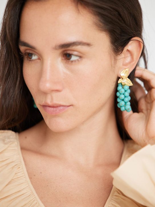 Peracas: Dafine pendant earrings - women_1 | Luisa Via Roma