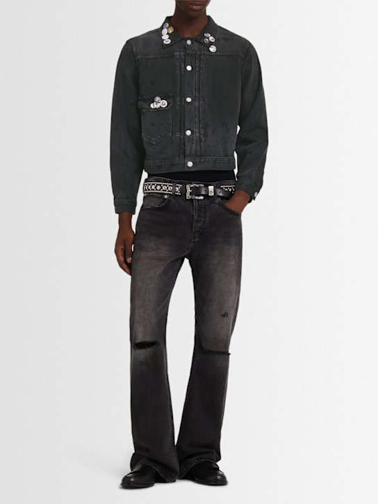 Enfants Riches Déprimés: Type VII Pin Assemblage jacket - Charcoal - men_1 | Luisa Via Roma