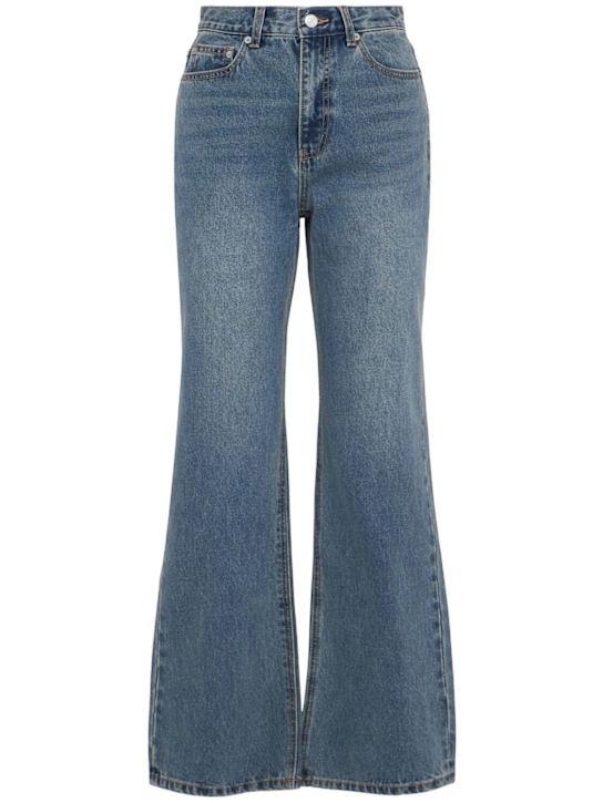 Dunst: High rise relaxed flared jeans - women_0 | Luisa Via Roma