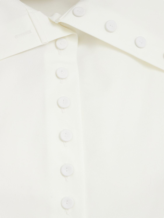 Cape collar cotton poplin shirt - Jil Sander - Women  | Luisaviaroma