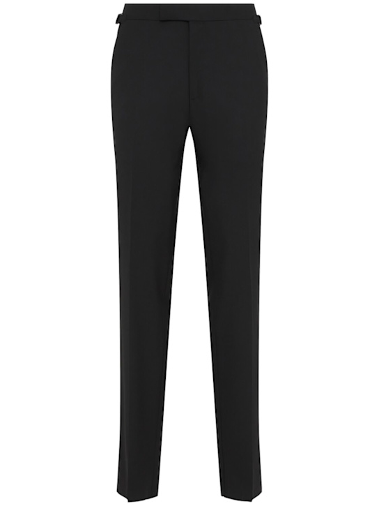 Tom Ford: Shelton wool classic pants - Black - men_0 | Luisa Via Roma