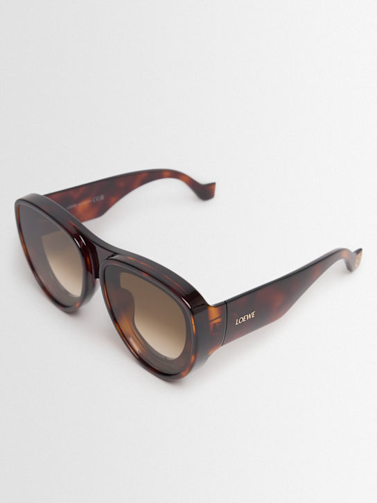 Loewe: Signature injected pilot sunglasses - men_1 | Luisa Via Roma