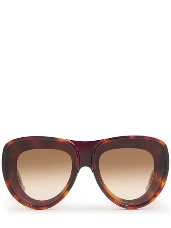 Loewe: Signature injected pilot sunglasses - men_0 | Luisa Via Roma